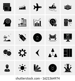 25 Universal Icons Vector illustration