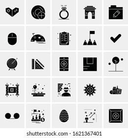 25 Universal Icons Vector illustration