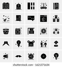25 Universal Icons Vector illustration