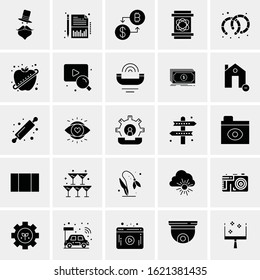 25 Universal Icons Vector illustration