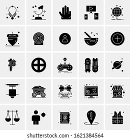 25 Universal Icons Vector illustration