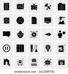 25 Universal Icons Vector illustration