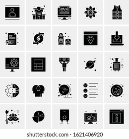 25 Universal Icons Vector illustration