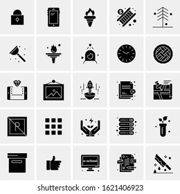 25 Universal Icons Vector illustration