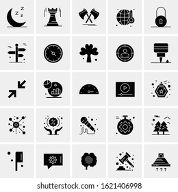 25 Universal Icons Vector illustration