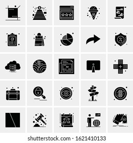 25 Universal Icons Vector illustration