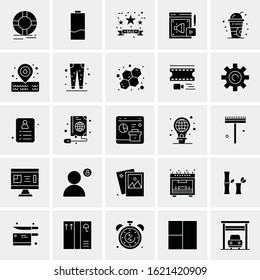 25 Universal Icons Vector illustration