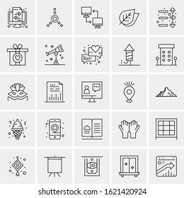 25 Universal Icons Vector illustration