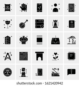 25 Universal Icons Vector illustration
