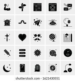 25 Universal Icons Vector illustration