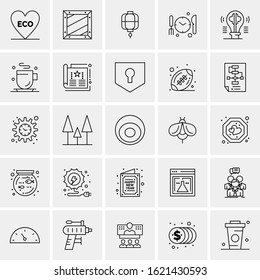 25 Universal Icons Vector illustration
