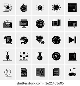 25 Universal Icons Vector illustration