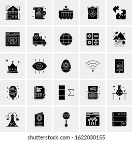 25 Universal Icons Vector illustration
