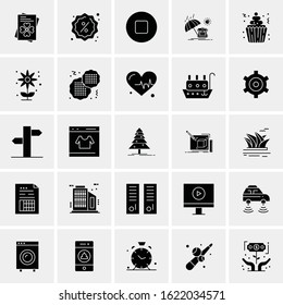 25 Universal Icons Vector illustration