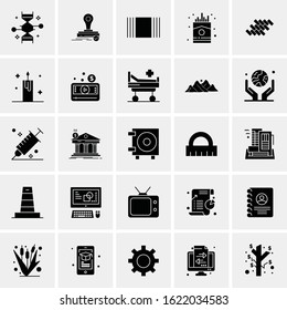 25 Universal Icons Vector illustration