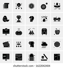 25 Universal Icons Vector illustration