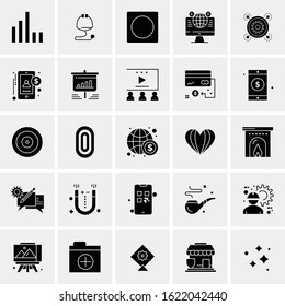 25 Universal Icons Vector illustration