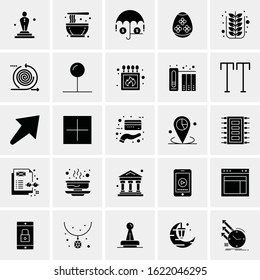 25 Universal Icons Vector illustration