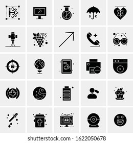 25 Universal Icons Vector illustration