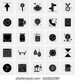 25 Universal Icons Vector illustration