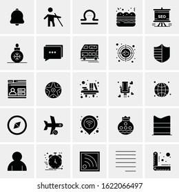 25 Universal Icons Vector illustration
