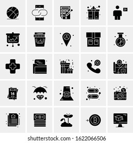 25 Universal Icons Vector illustration