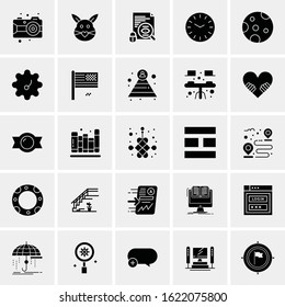 25 Universal Icons Vector illustration