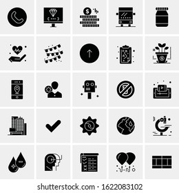 25 Universal Icons Vector illustration