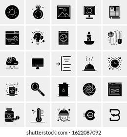 25 Universal Icons Vector illustration