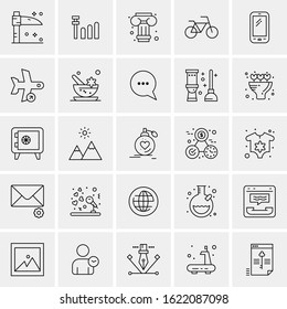 25 Universal Icons Vector illustration
