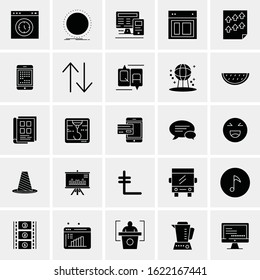 25 Universal Icons Vector illustration