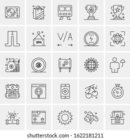25 Universal Icons Vector illustration