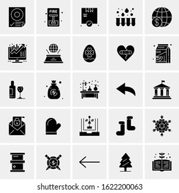 25 Universal Icons Vector illustration