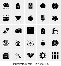 25 Universal Icons Vector illustration