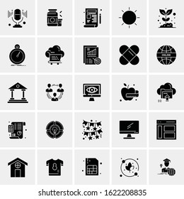 25 Universal Icons Vector illustration