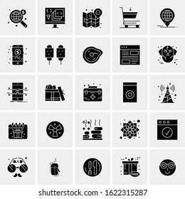 25 Universal Icons Vector illustration