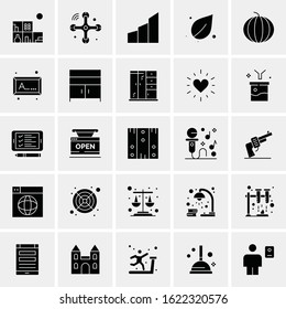 25 Universal Icons Vector illustration