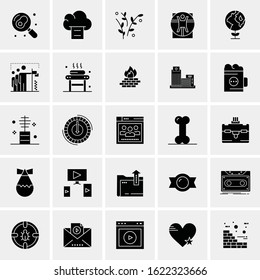25 Universal Icons Vector illustration