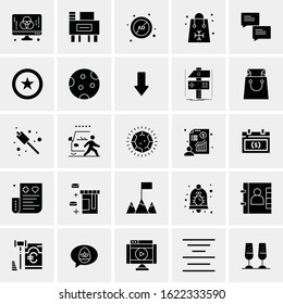 25 Universal Icons Vector illustration