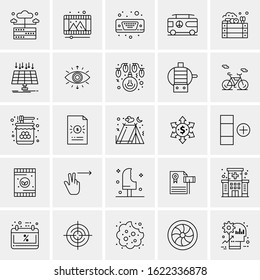25 Universal Icons Vector illustration