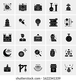 25 Universal Icons Vector illustration