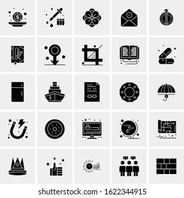 25 Universal Icons Vector illustration