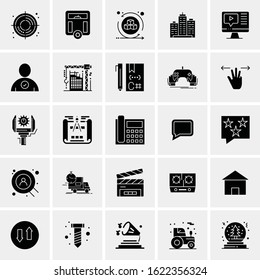 25 Universal Icons Vector illustration