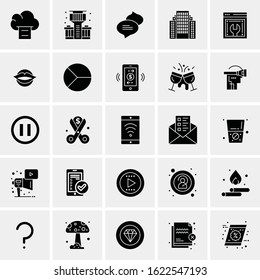 25 Universal Icons Vector illustration