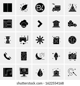 25 Universal Icons Vector illustration