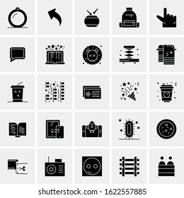 25 Universal Icons Vector illustration