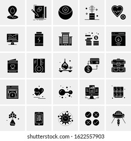 25 Universal Icons Vector illustration