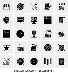 25 Universal Icons Vector illustration