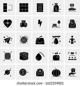 25 Universal Icons Vector illustration