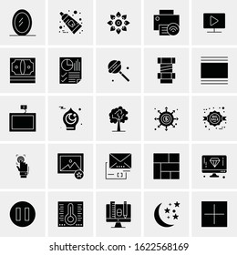 25 Universal Icons Vector illustration